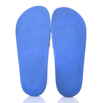 Gucci Rubber GG Monogram Mens Slide Sandals 6 Bright Splash 4 of 4