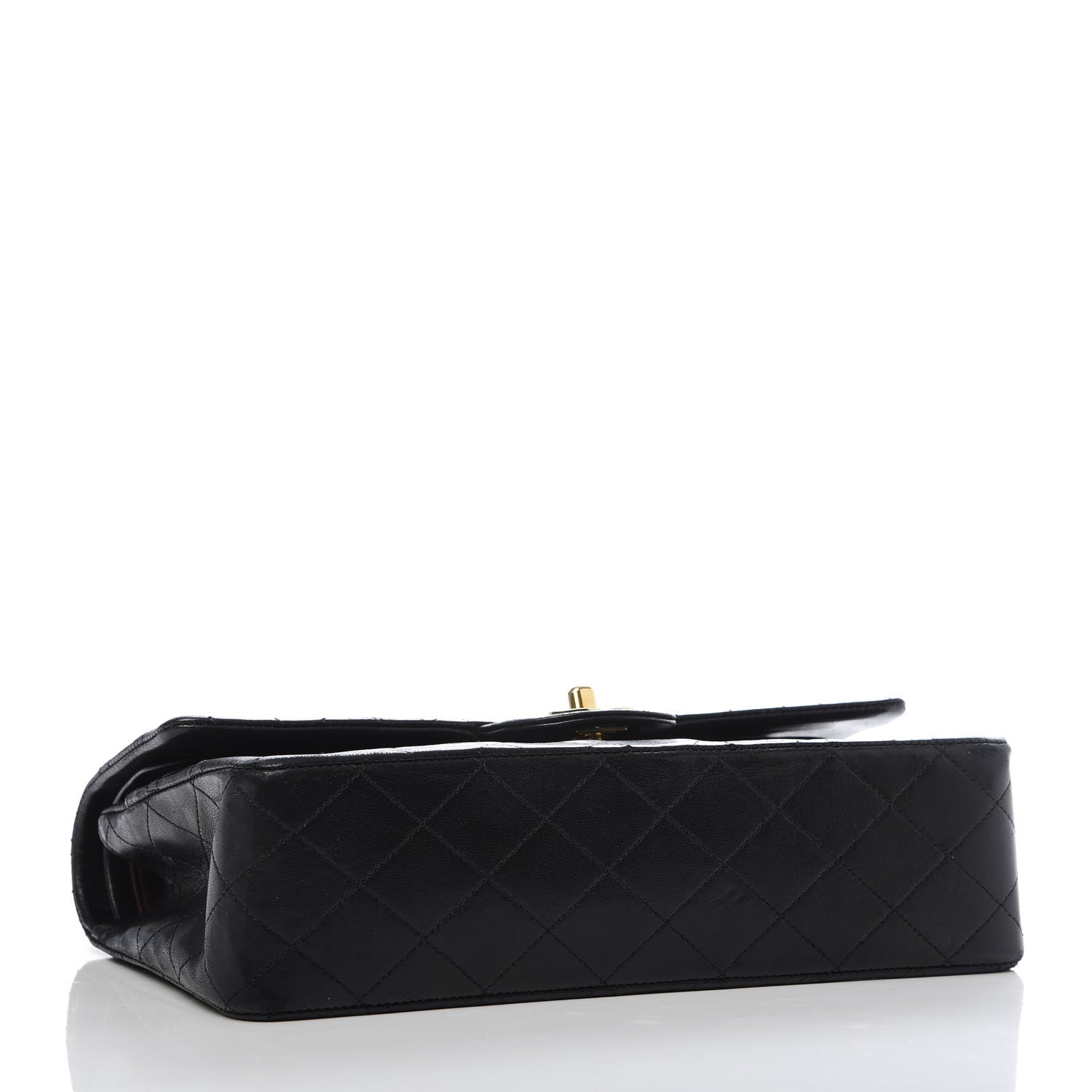 Chanel Lambskin Quilted Medium Double Flap Black 4 of 10