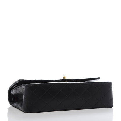 Chanel Lambskin Quilted Medium Double Flap Black 4 of 10