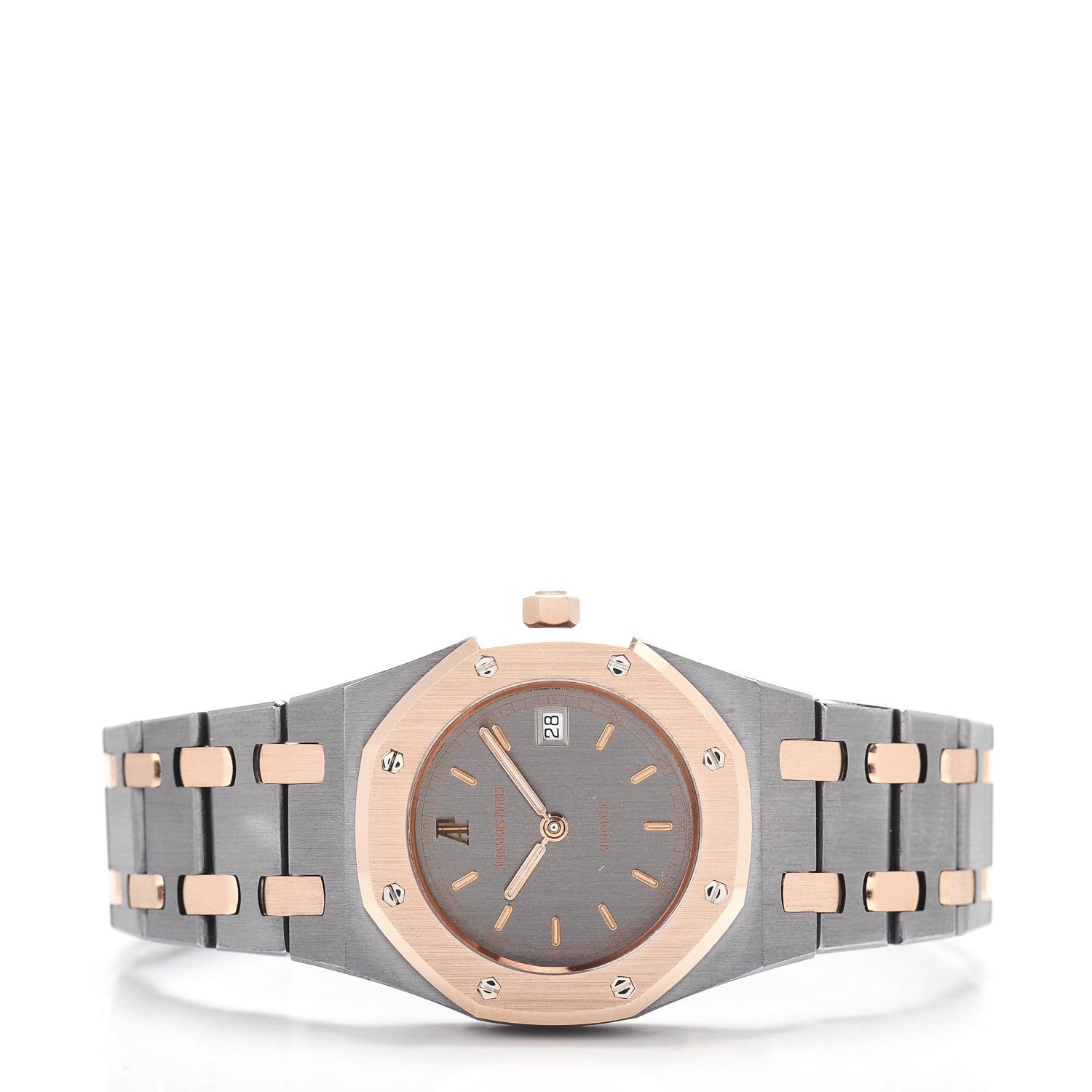 Audemars Piguet Tantalum 18K Rose Gold 30mm Royal Oak Automatic Watch Grey 2 of 5