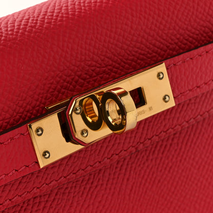 Hermes Epsom Mini Kelly Sellier 20 Rose Extreme 29 of 43
