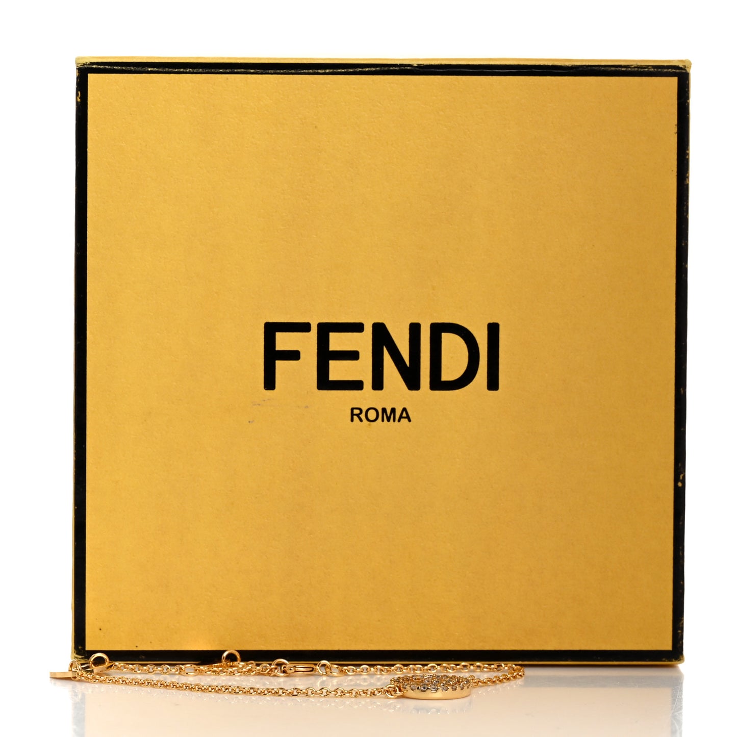 Metal Crystal F is Fendi Bracelet Gold