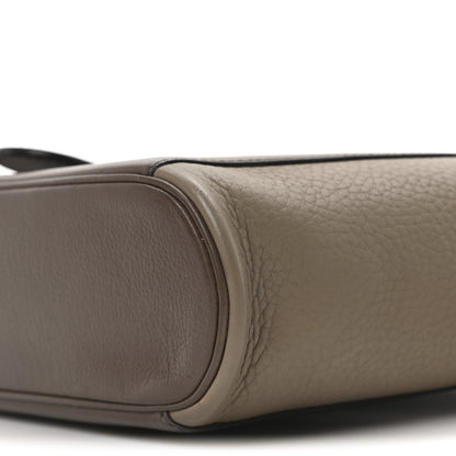 Delvaux Grained Calfskin Top Handle Crossbody Bag Brown 9 of 9