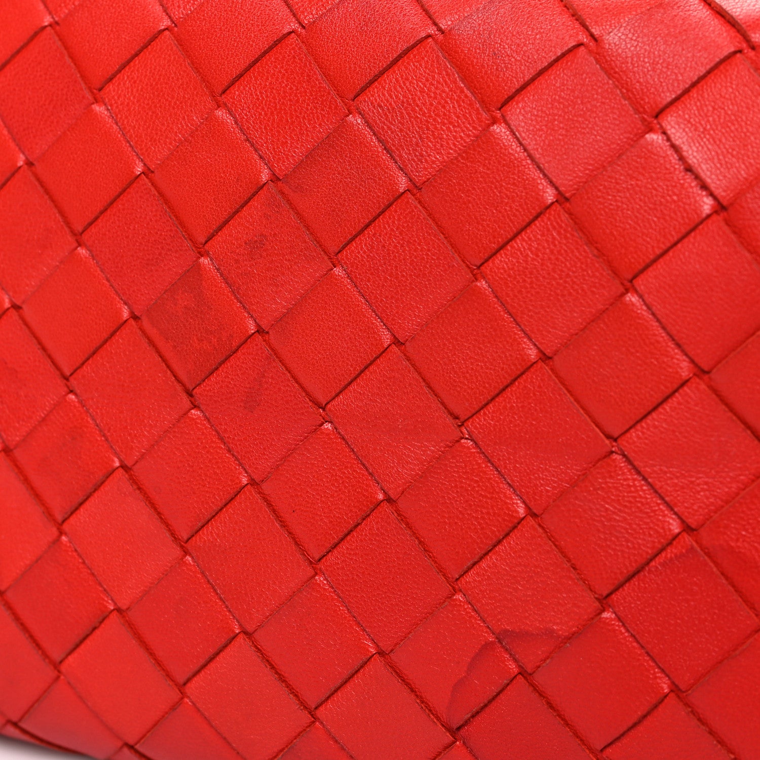 Bottega Veneta Nappa Maxi Intrecciato The Pouch Oversized Clutch Bright Red 11 of 13