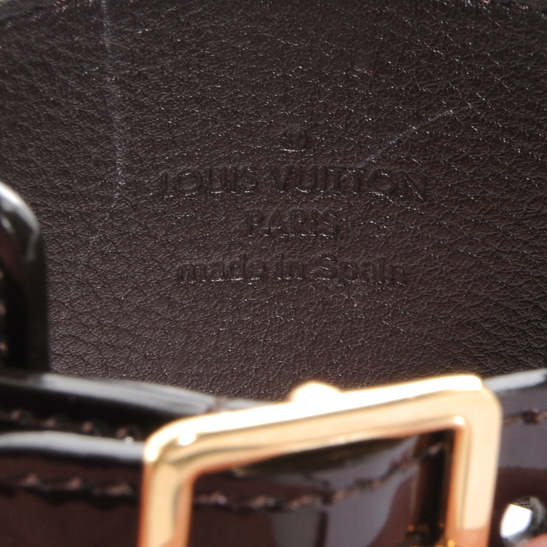 Louis Vuitton Patent Infinit Bracelet 17 Amarante 3 of 5