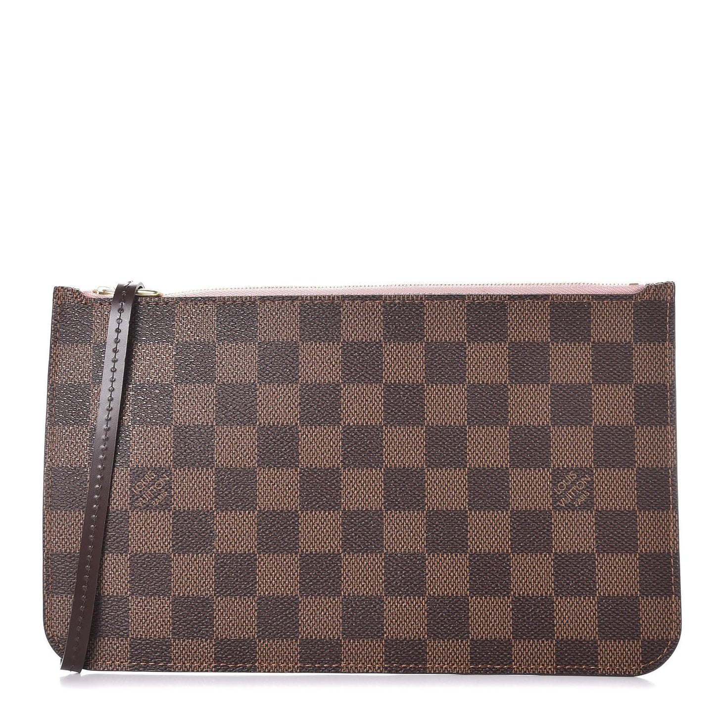 Damier Ebene Neverfull MM GM Pochette Rose Ballerine