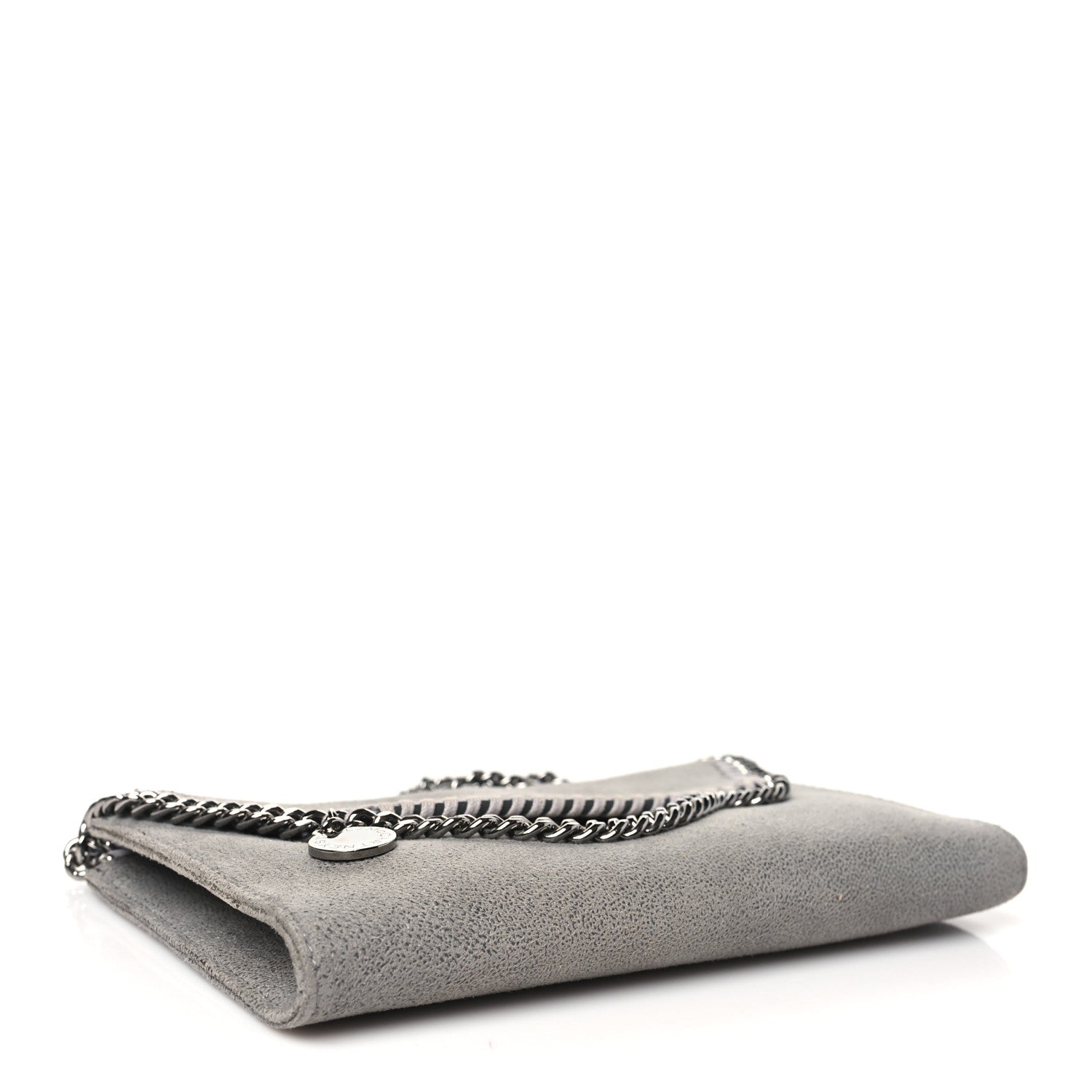Stella McCartney Shaggy Deer Falabella Wallet Crossbody Bag Grey 4 of 9
