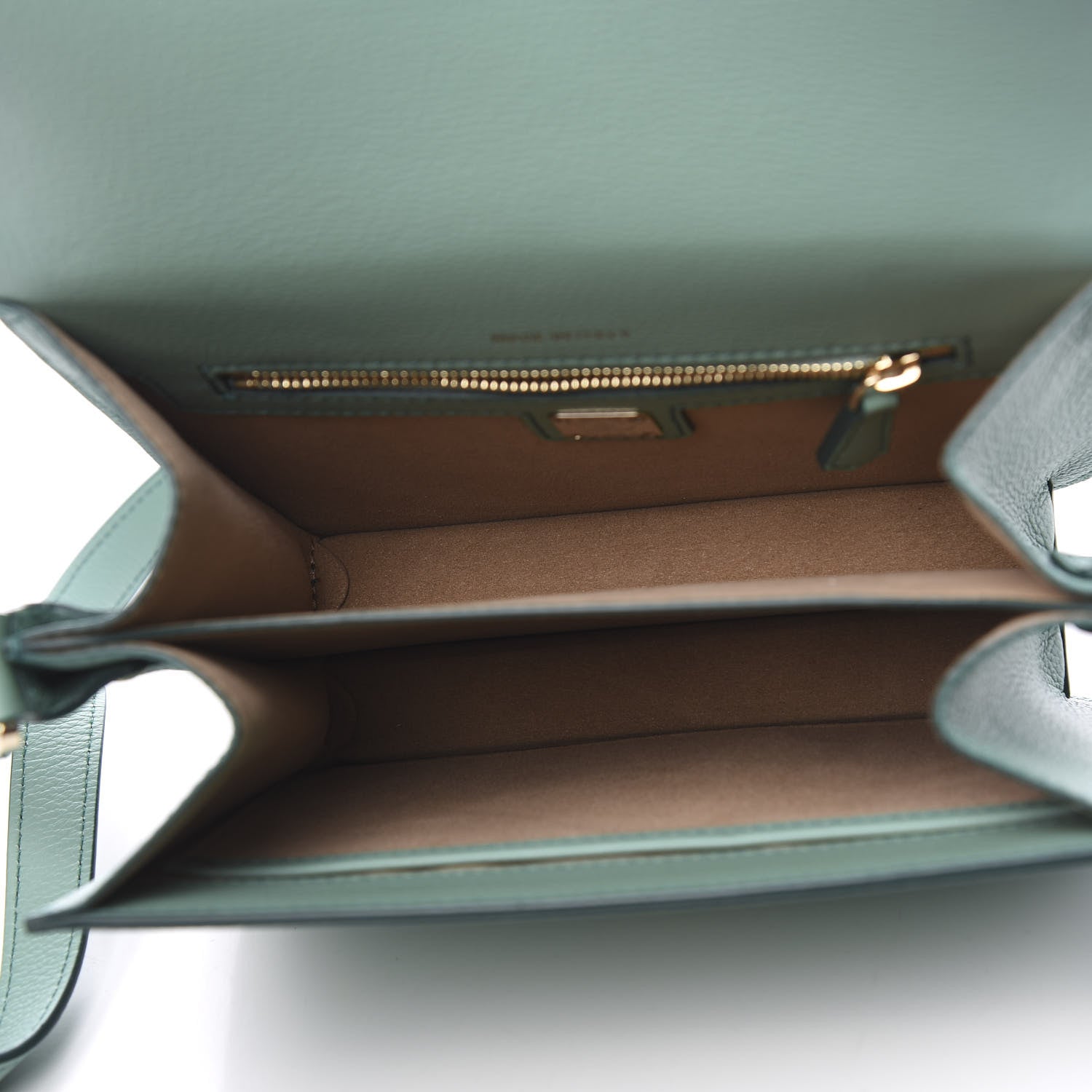 MCM Calfskin Studded Patricia Crossbody Bag Mint 5 of 11