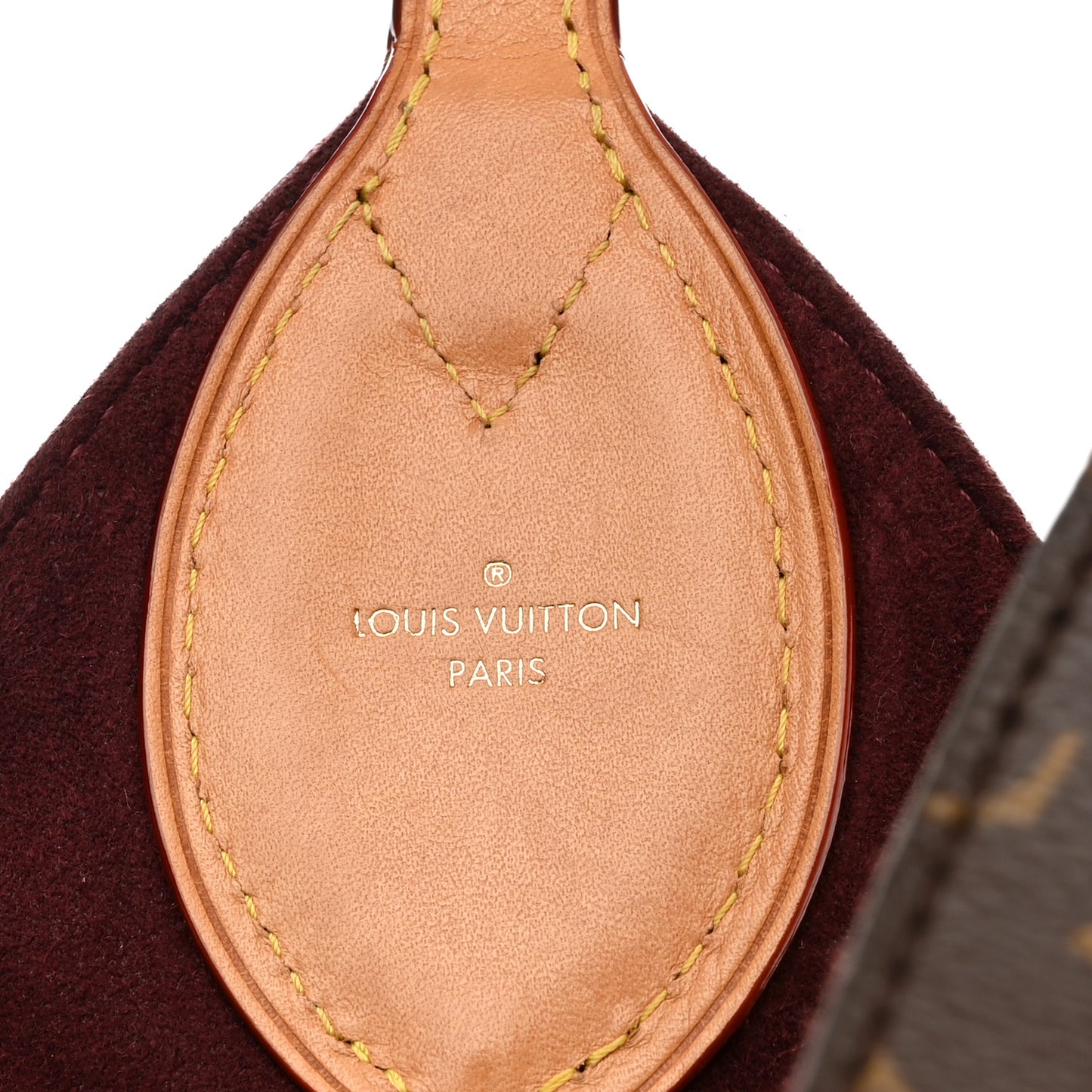 Monogram Flower Hobo Beige