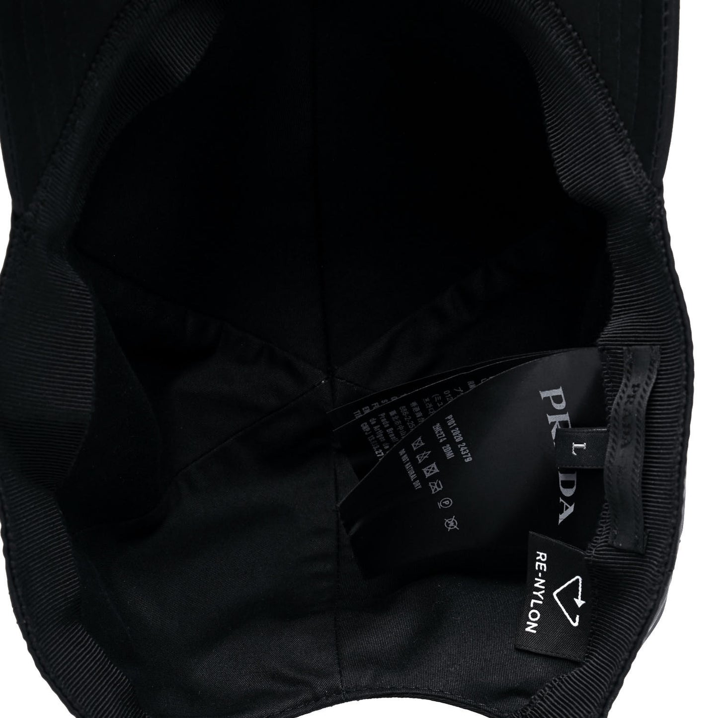 Re-Nylon Mens Baseball Cap L Black