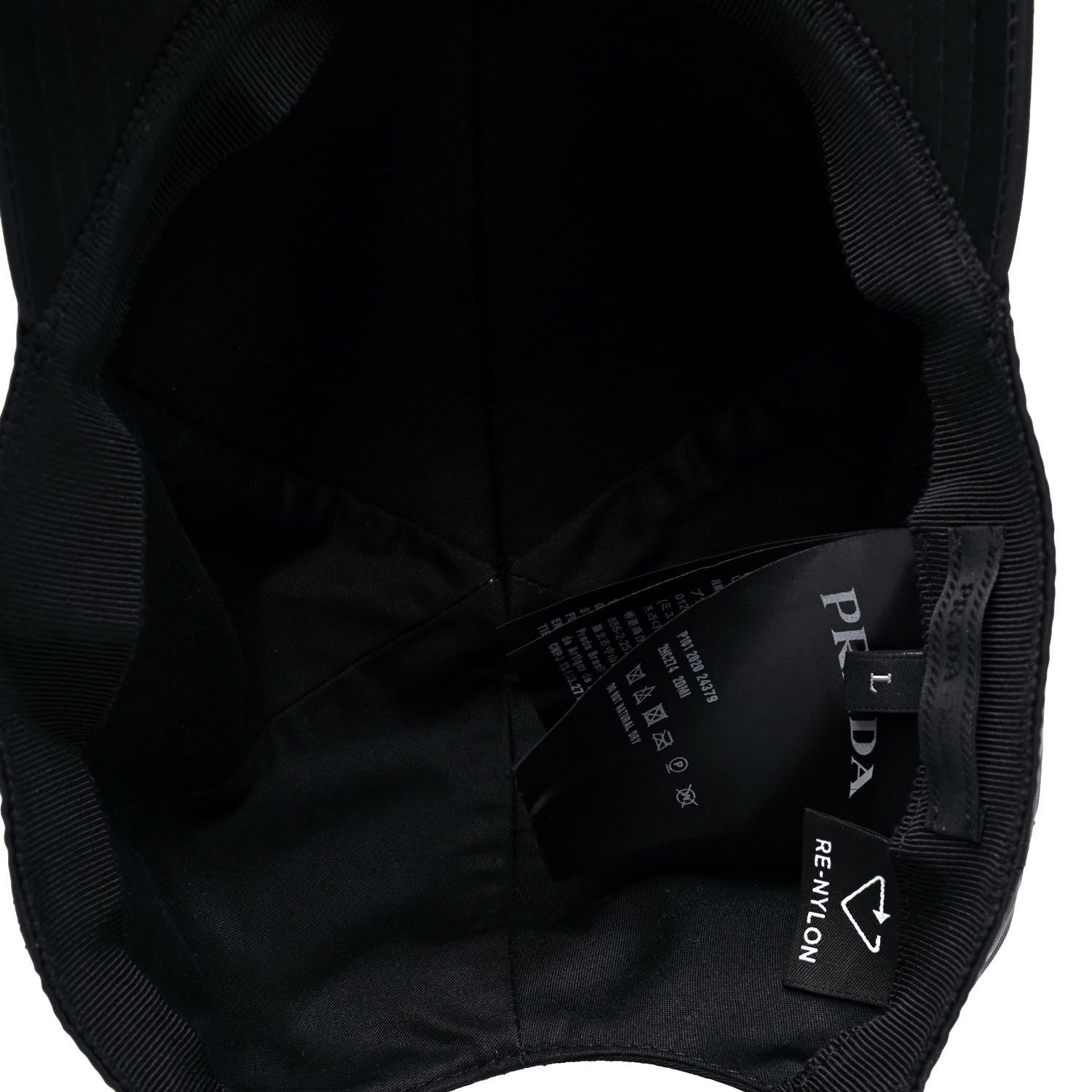 Prada Re-Nylon Mens Baseball Cap L Black 5 of 7