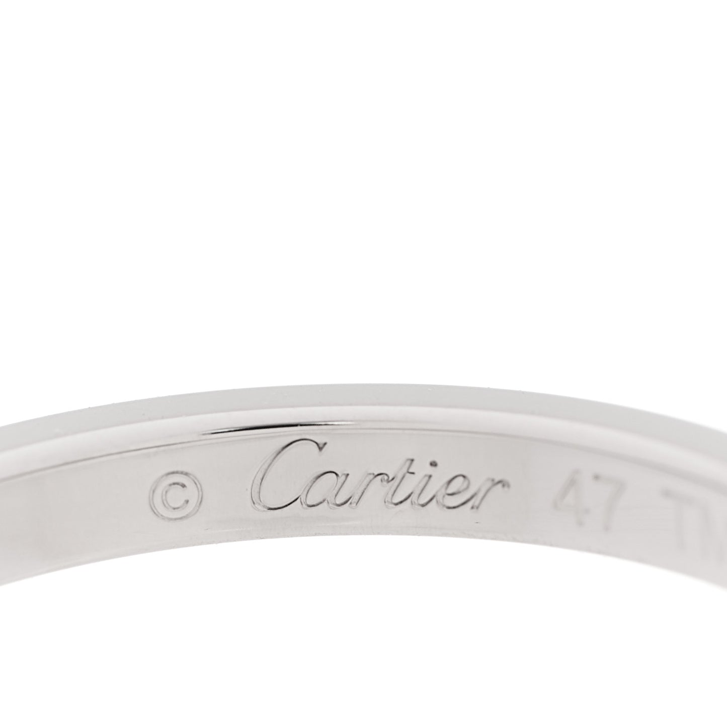 Platinum Diamond Trinity Ruban Wedding Band Ring 47 4