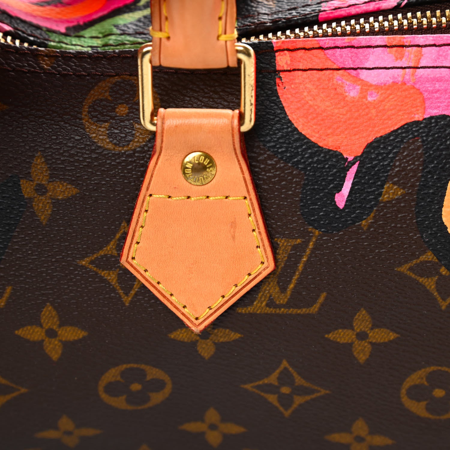 Louis Vuitton Monogram Roses Speedy 30 11 of 12