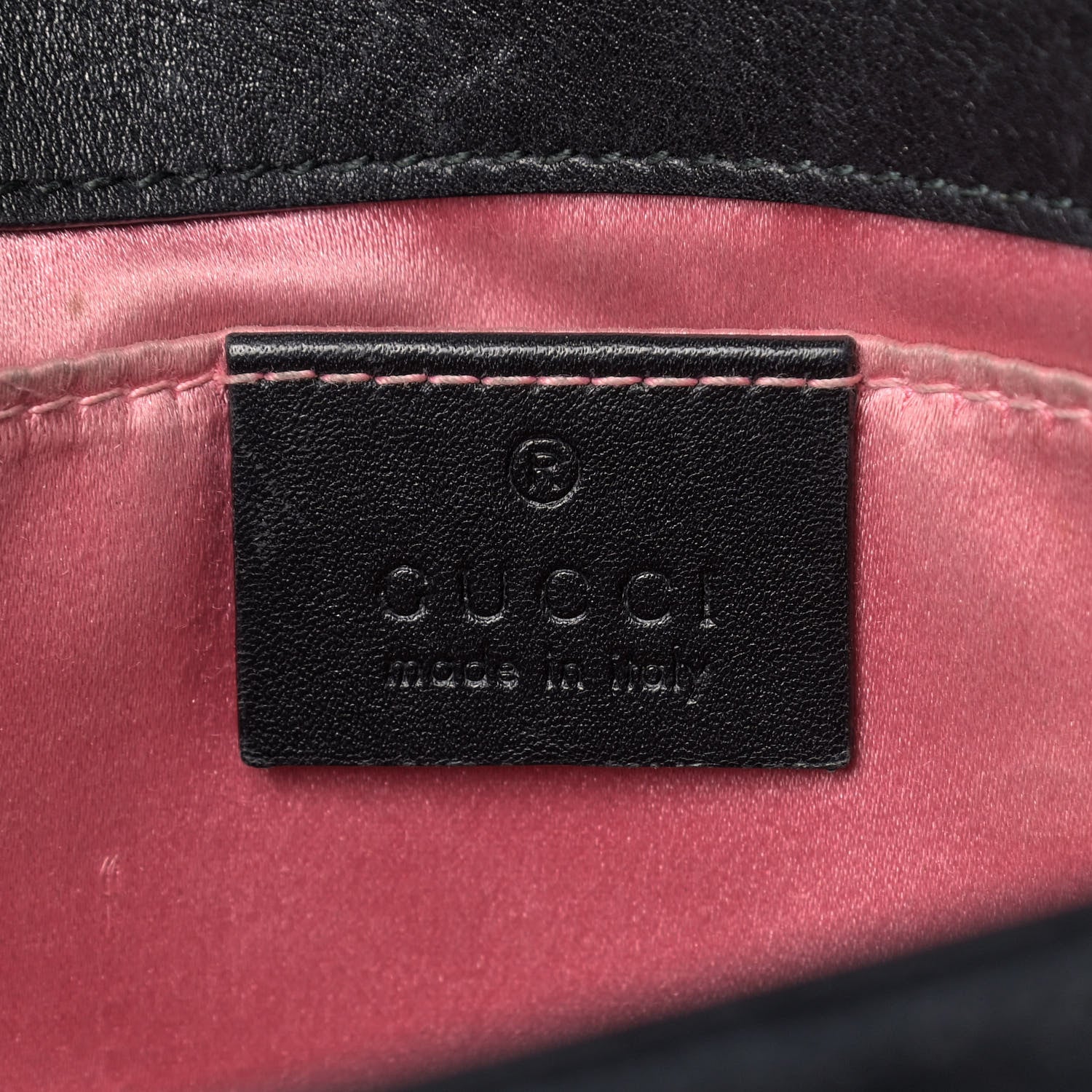 Gucci Velvet Matelasse Mini GG Marmont Shoulder Bag Black 6 of 13