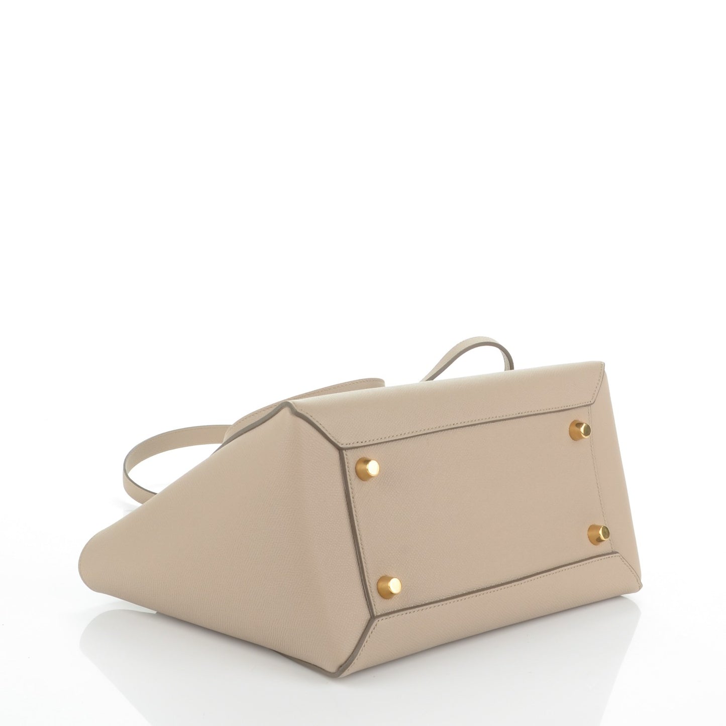 Grained Calfskin Mini Belt Bag Light Taupe