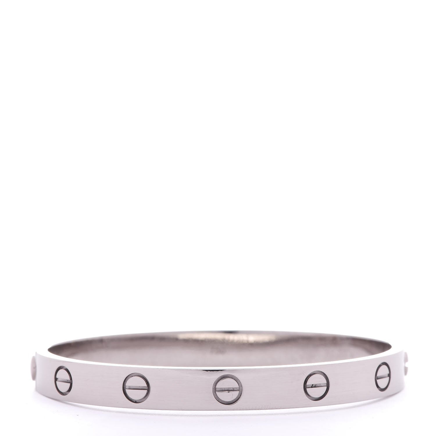 Cartier 18K White Gold LOVE Bracelet 16 3 of 4