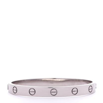 Cartier 18K White Gold LOVE Bracelet 16 3 of 4