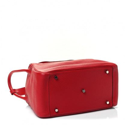 Hermes Taurillon Clemence Lindy 30 Rouge Casaque 3 of 4