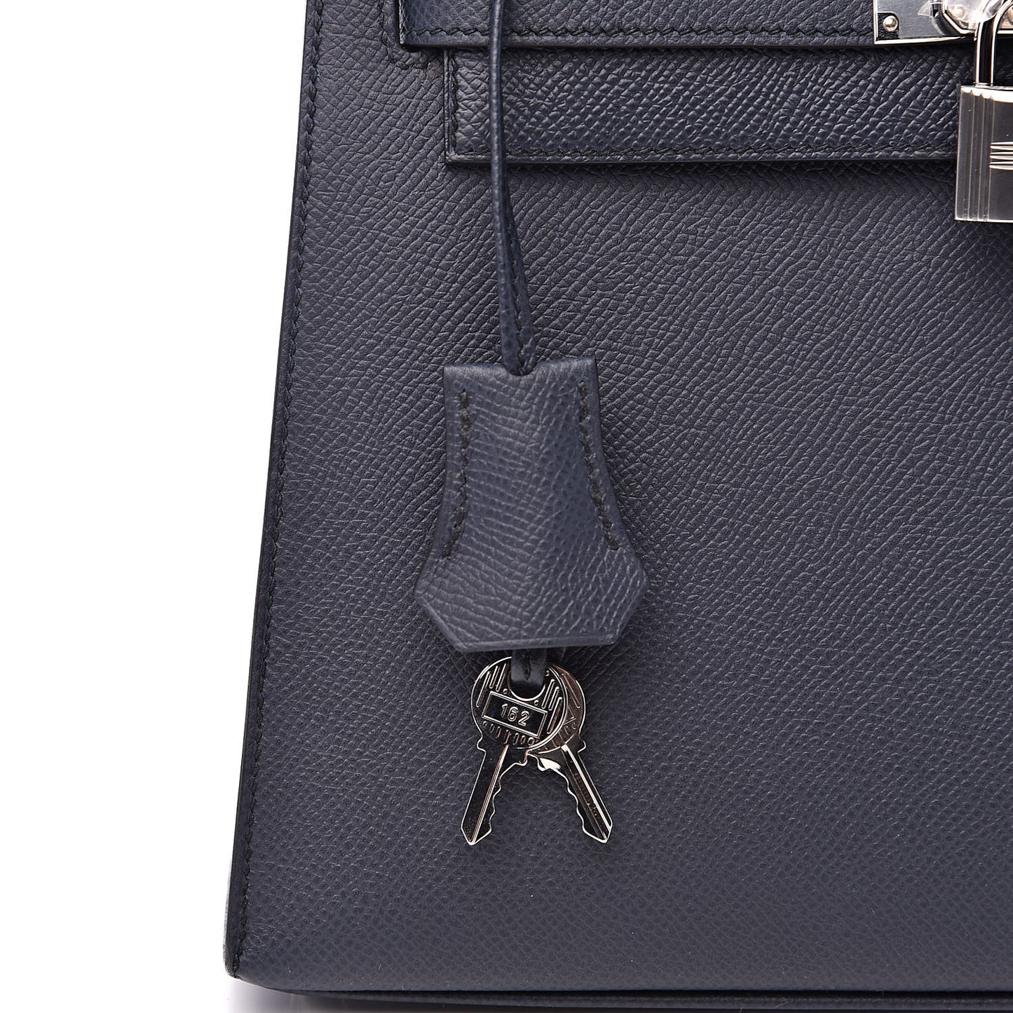 Epsom Kelly Sellier 25 Bleu Indigo