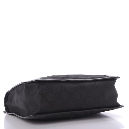 Gucci Nylon Monogram Tote Bag Black 4 of 9