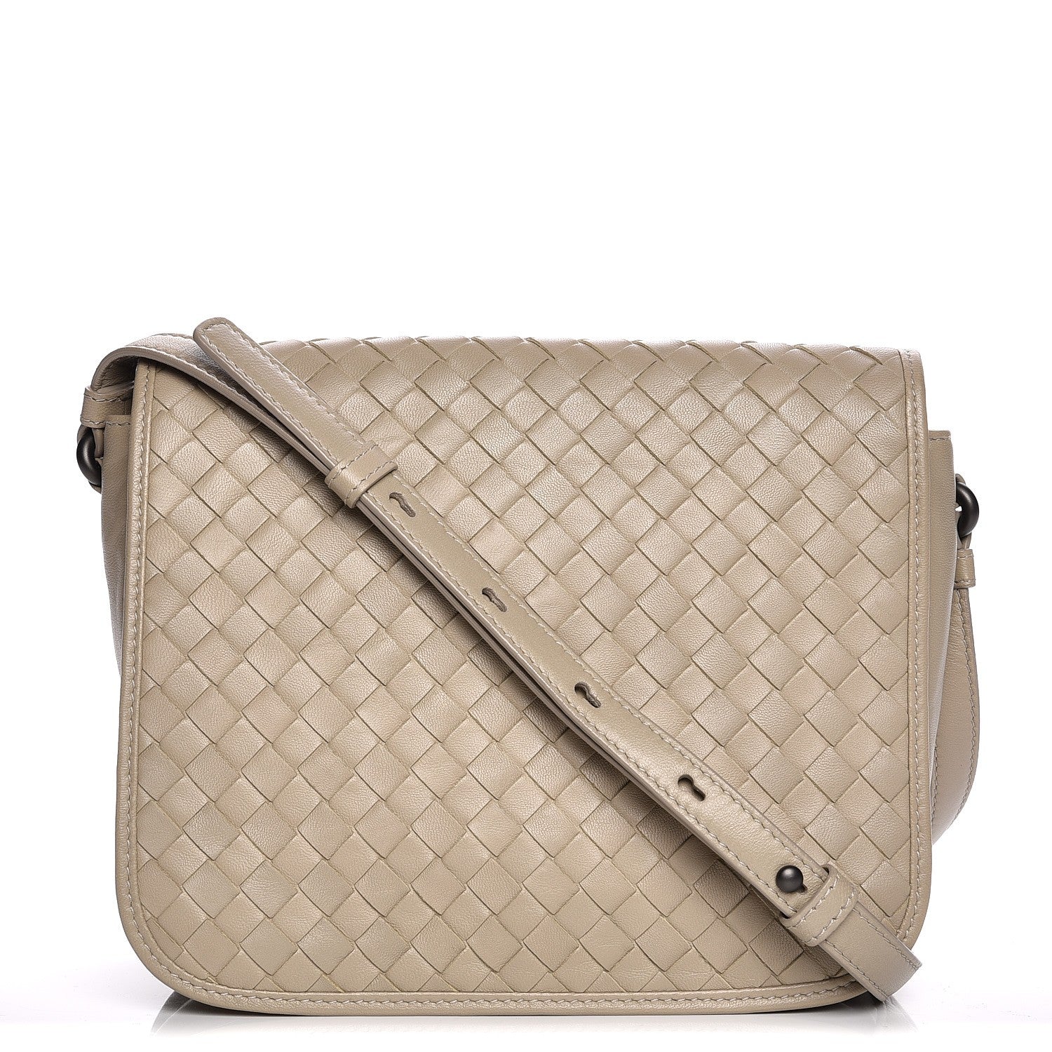 Bottega Veneta Nappa Intrecciato Messenger Bag Limo 1 of 8