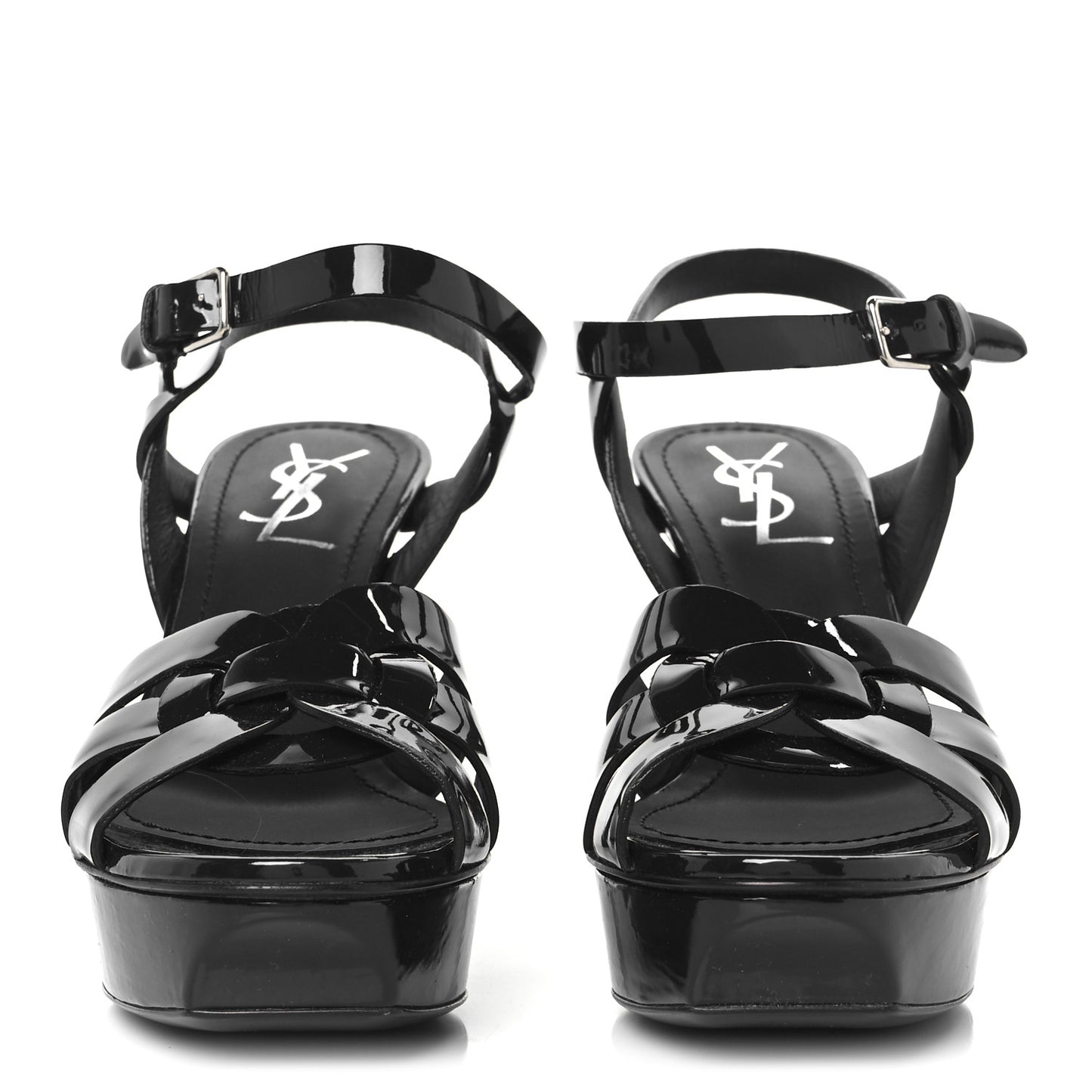 Patent Tribute 75 Platform Sandals 36.5 Navy