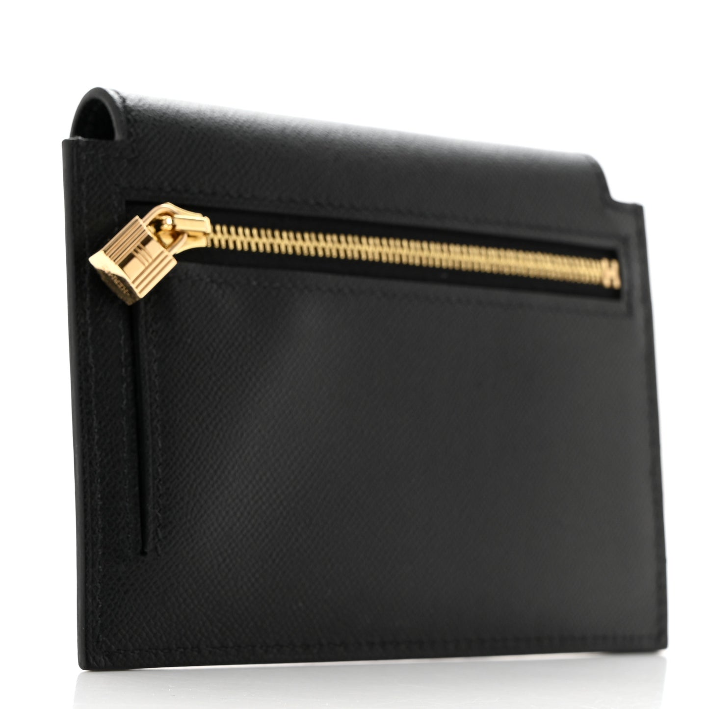 Epsom Kelly Pocket Compact Wallet Black