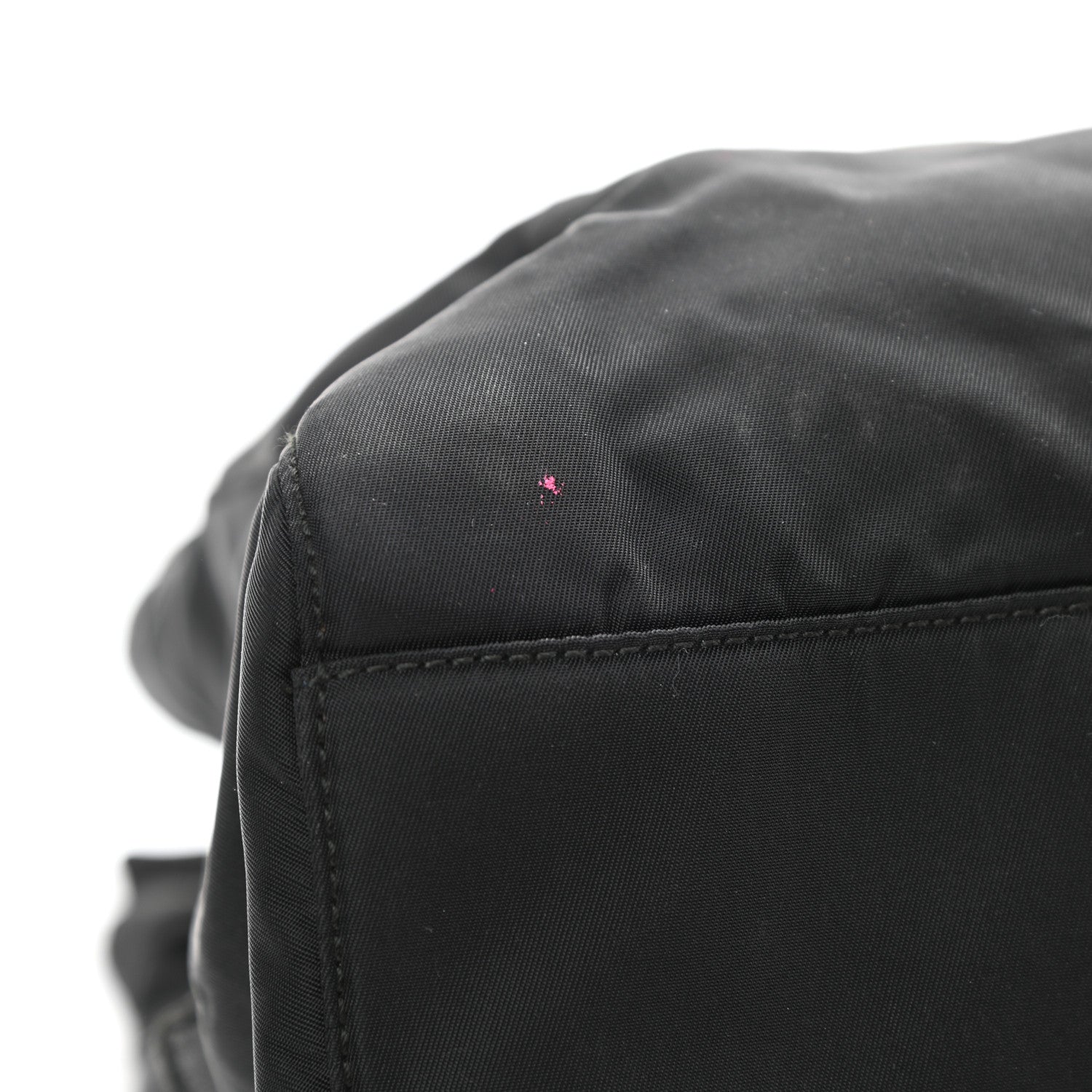 Prada Tessuto Nylon Chain Shoulder Bag Black 15 of 15