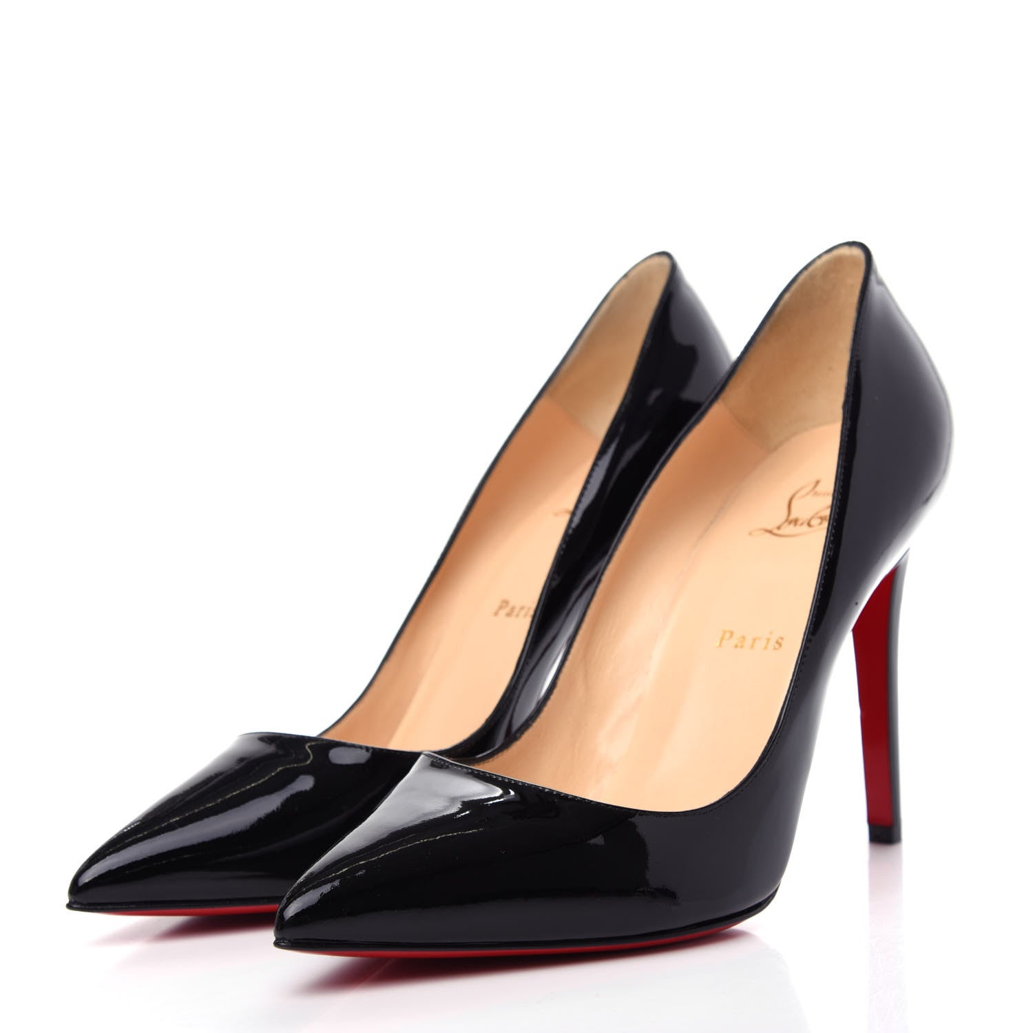 Christian Louboutin Patent Pigalle 100 Pumps 40.5 Black 3 of 10