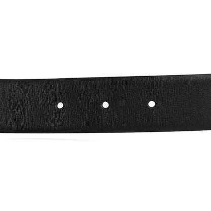 Chanel Calfskin CC Reversible Belt 80 32 Black Burgundy 3 of 5