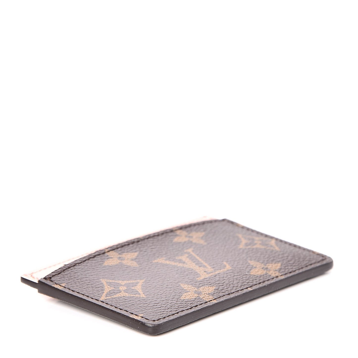 Monogram Card Holder Rose Nacre