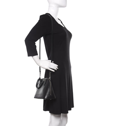 Louis Vuitton Epi Alma BB Black 2 of 12
