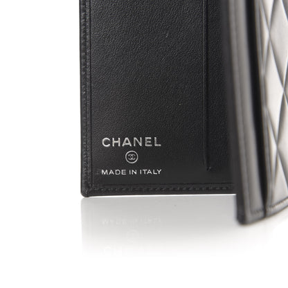 Chanel Lambskin Quilted Card Holder Wallet Black 6 of 8