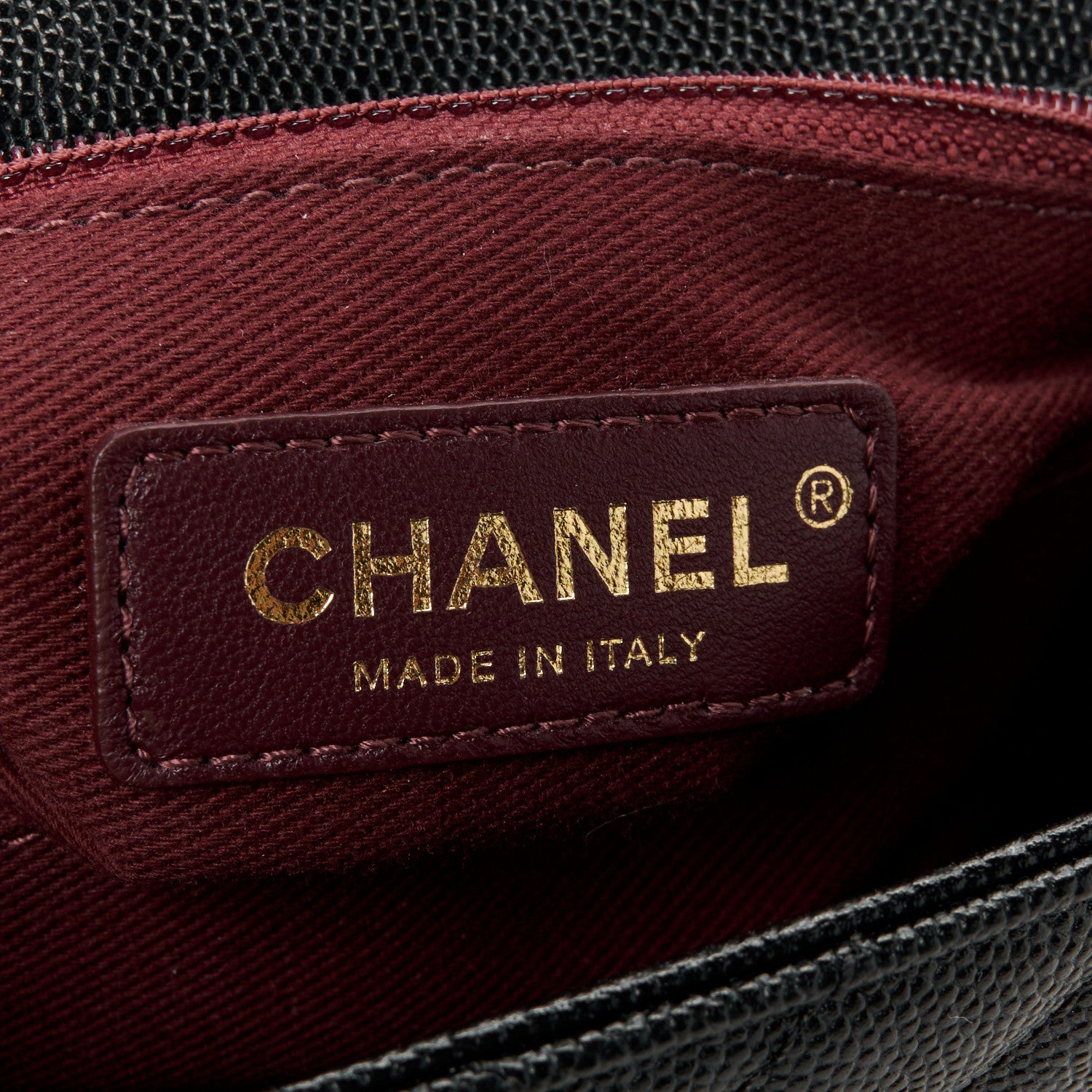 Chanel Caviar Chevron Quilted Mini Coco Handle Flap Black 7 of 11