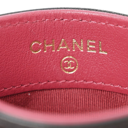 Chanel Lambskin Quilted Chanel 19 Card Holder Black 6 of 11