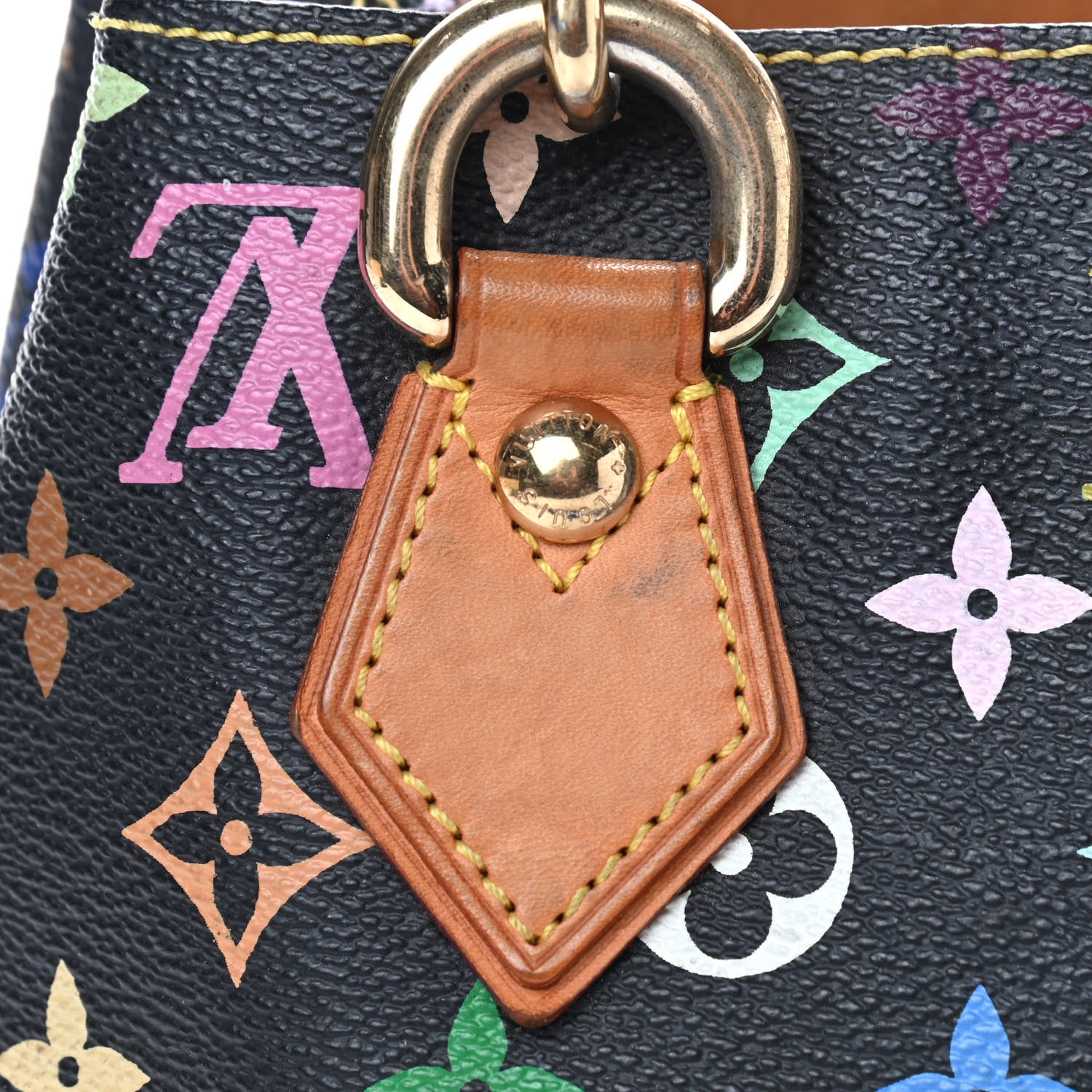 Louis Vuitton Monogram Multicolor Audra Black 9 of 20