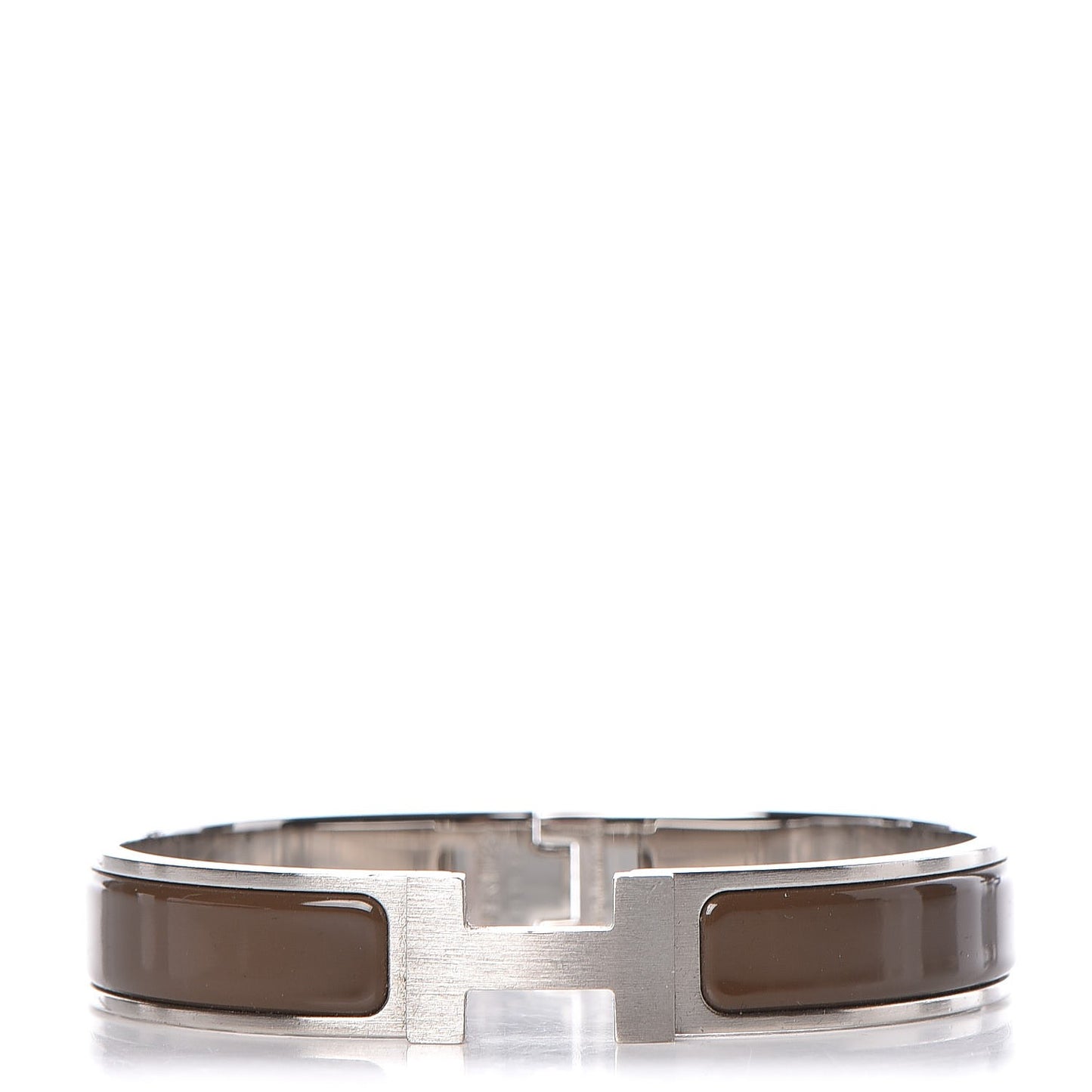 Enamel Narrow Clic Clac HH Bracelet GM Cachou