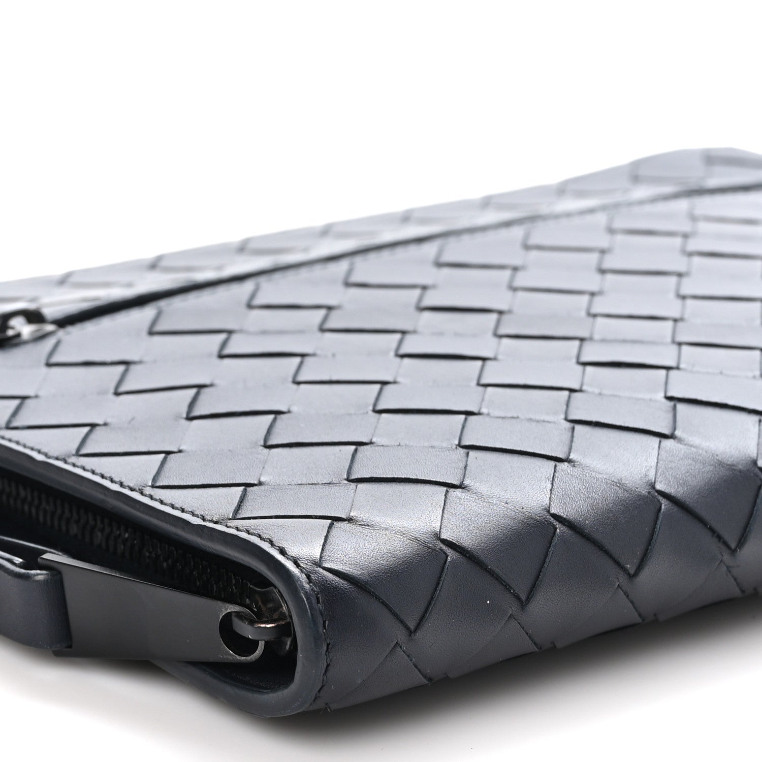 Bottega Veneta Calfskin Intrecciato Document Case Black 9 of 10