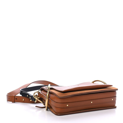 Chloe Calfskin Suede Small Roy Bag Caramel 3 of 4