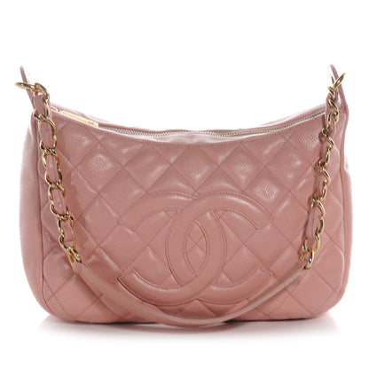 Chanel Caviar Shoulder Bag Pink 1 of 8