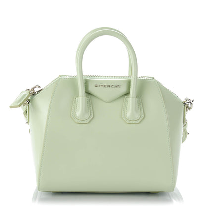 Givenchy Shiny Lord Calfskin Mini Antigona Aqua Green 1 of 7