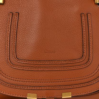 Chloe Calfskin Medium Marcie Satchel Tan 8 of 10
