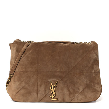 Saint Laurent Suede Matelasse Monogram Large Jamie 4.3 Snuff 1 of 10