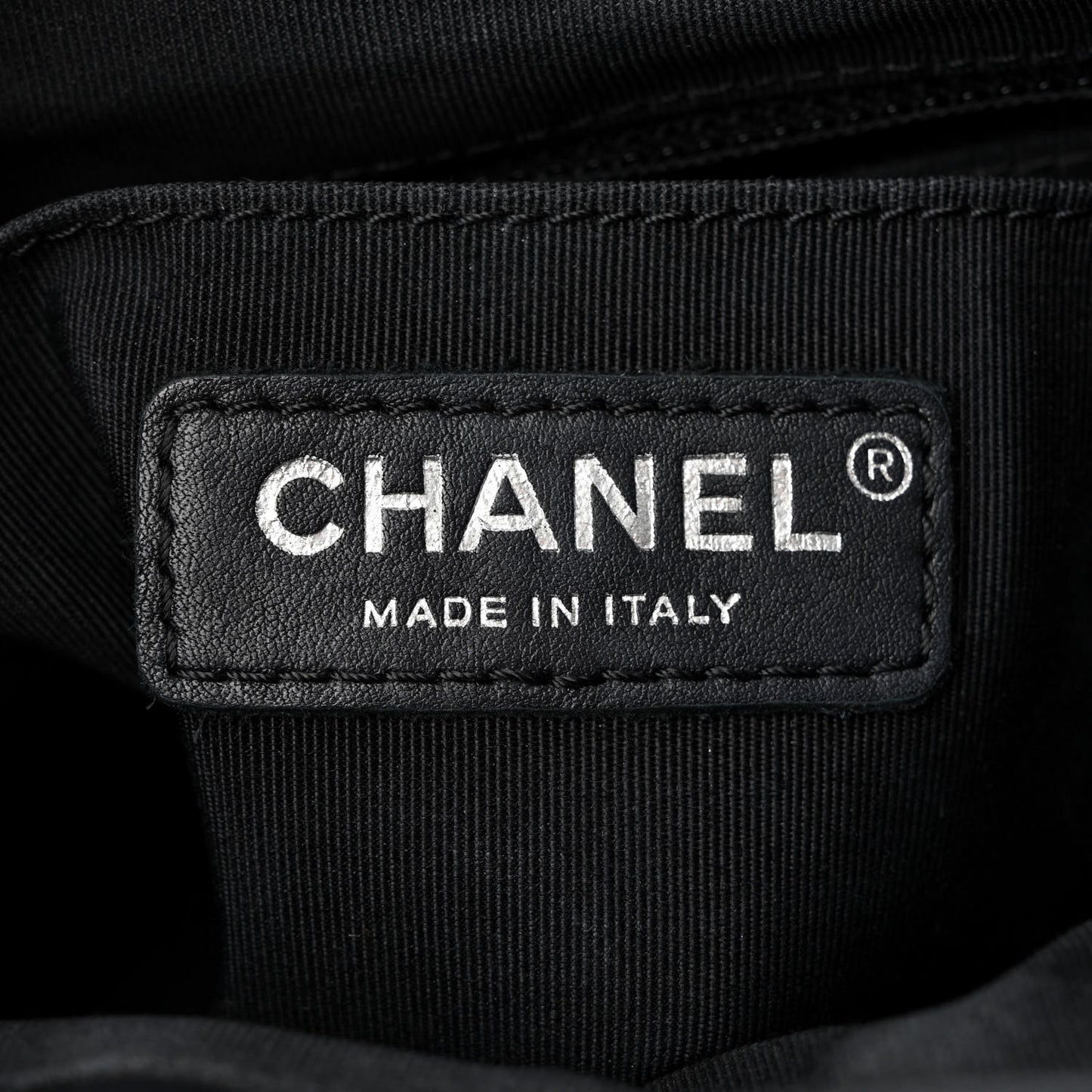 Calfskin Chevron Quilted Small Urban Spirit Backpack Black