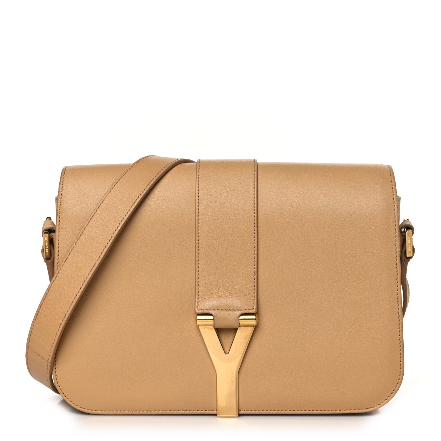 Saint Laurent Calfskin Classic Y Satchel Beige 1 of 11