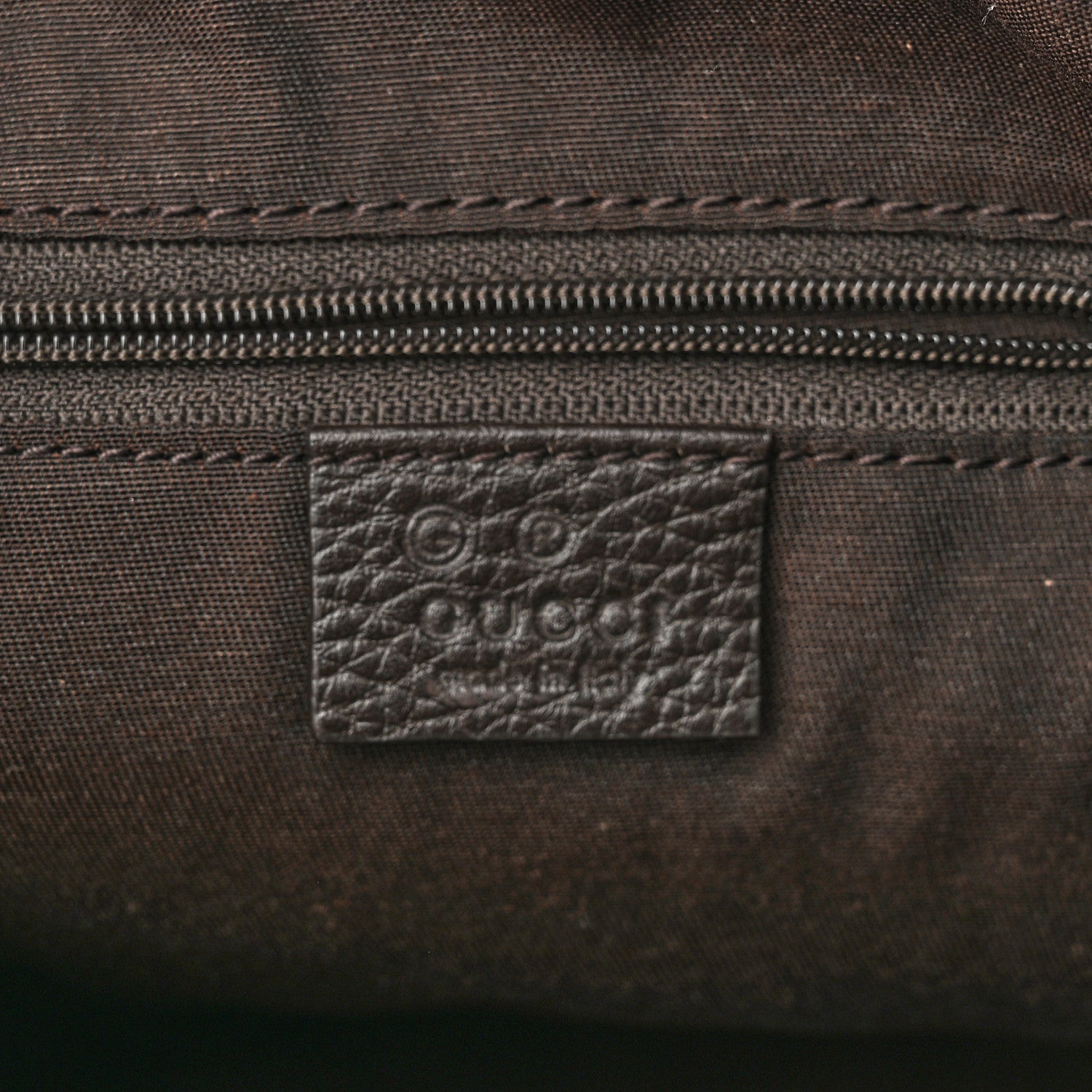 Gucci Monogram Flat Messenger Bag Black 6 of 10