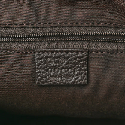 Gucci Monogram Flat Messenger Bag Black 6 of 10