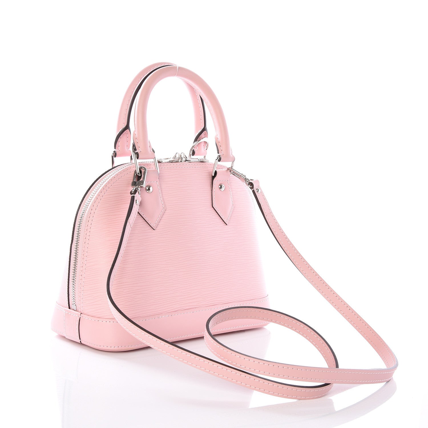 Louis Vuitton Epi Alma BB Rose Ballerine 3 of 13