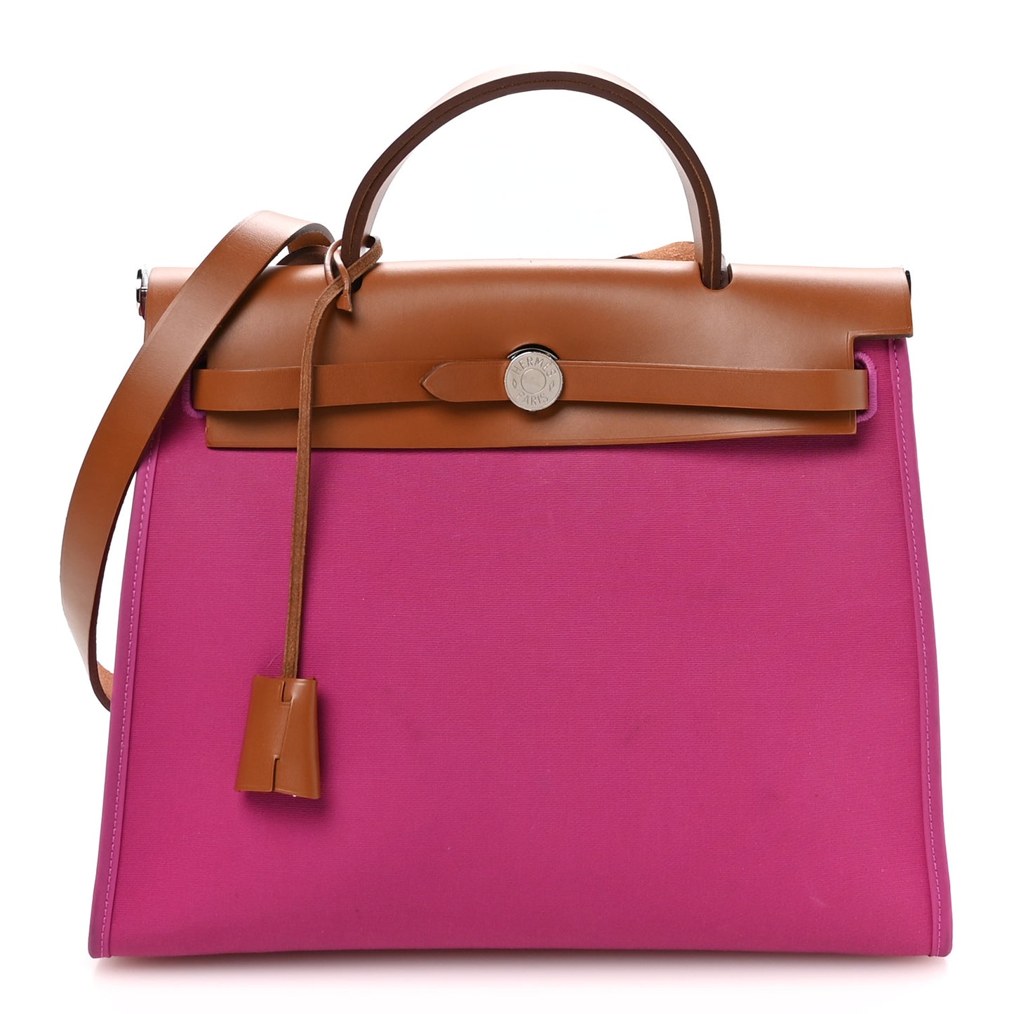 Vache Hunter Toile Herbag Zip 31 PM Magnolia Fauve