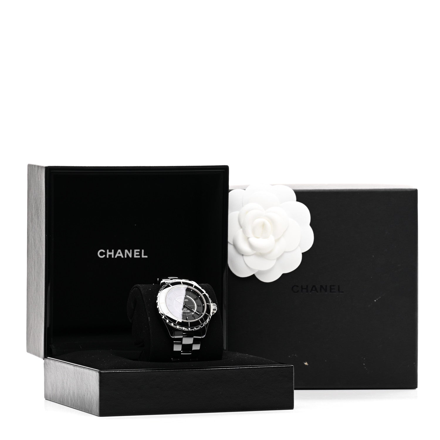 Chanel Stainless Steel Ceramic 38mm J12 Phantom Automatic Watch Black 5 of 5